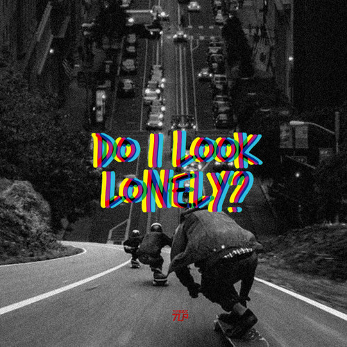 TLP镂空车贴 心情切片 我看着像寂寞孤独吗彩色字母车用防水贴纸