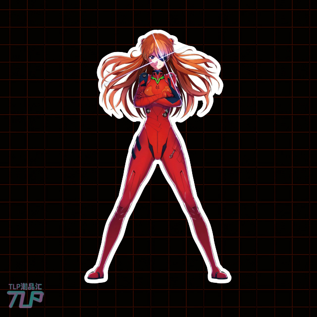 tlp反光车贴eva新世纪明日香