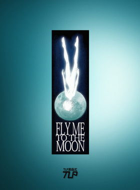 TLP反光车贴 EVA片尾绫波丽Fly Me to the Moon月球漫步 动画贴纸
