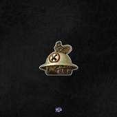 TLP反光车贴 合金弹头Metal Slug外星人飞碟射击像素游戏防水贴纸