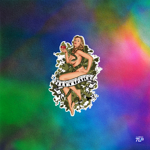 TLP反光车贴 美女伊甸园夏娃Eve蛇诱惑禁果机车摩托车贴无痕防水