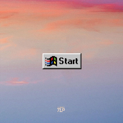 TLP反光贴 start怀旧开始win窗键标志蒸汽波 平板遮盖 防水贴纸