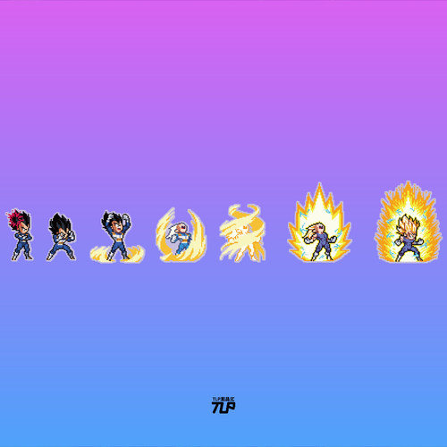 反光车贴vegeta超级赛亚人变身