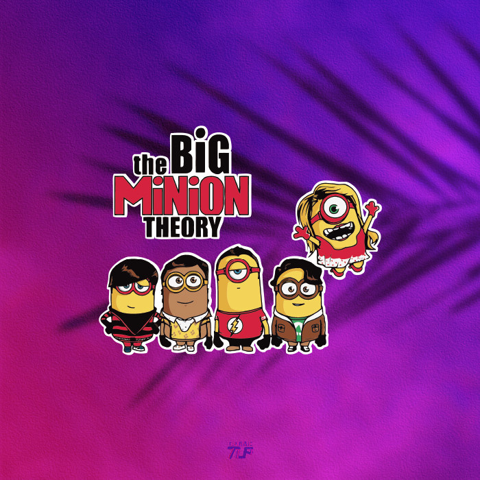 tlp反光车贴 小黄人版生活大爆炸美剧动漫无痕遮划痕后风挡玻璃贴