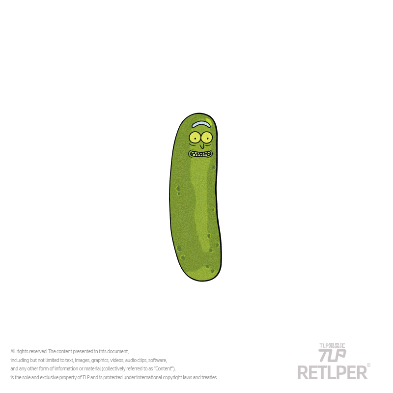 RETLPER反光车贴 酸黄瓜姥爷 卡通汽摩防水装饰平面遮瑕贴纸