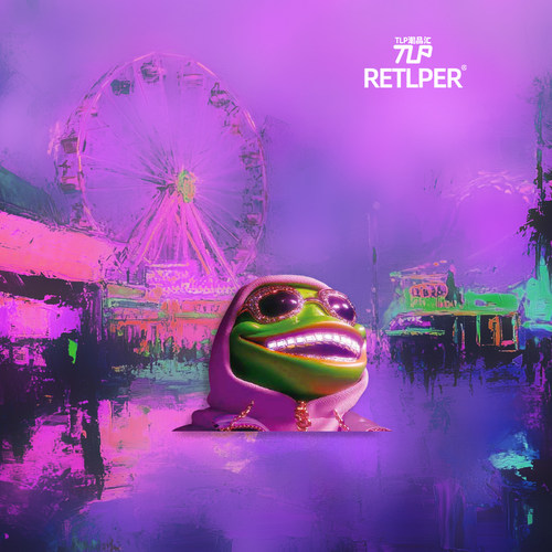 RETLPER反光贴纸 原创 戴着钻石牙箍墨镜的青蛙 平面防水汽摩贴纸