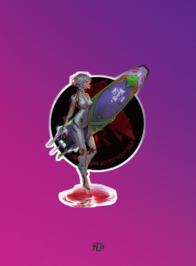 TLP反光车贴 EVA0号机绫波丽Ayanami Rei动漫NERV二次元贴纸防水