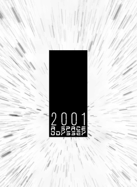 TLP镂空车贴  2001太空漫游 A Space Odyssey黑石板库布里克电影