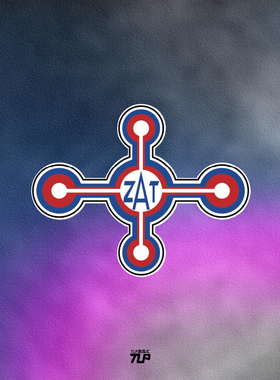 TLP反光车贴 防卫队赛特队ZAT宇宙科学队动漫日漫复古贴纸