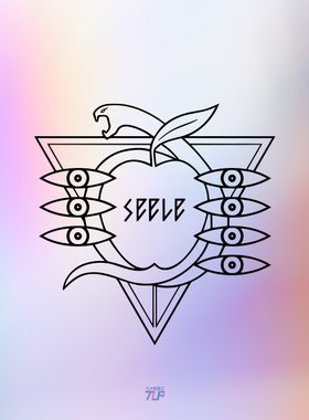 TLP镂空车贴 EVA魂之座SEELE新世纪福音死海文书外典动漫标志贴纸