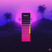 TLP反光贴纸 心情切片系列复古音阶合成器风 平板pad长方形贴纸