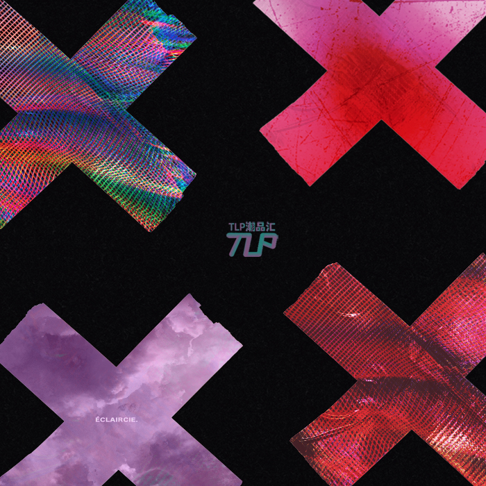 tlp反光车贴xxx季补丁叉国潮设计