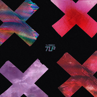 TLP反光车贴 十字叉叉补丁不干胶防水国潮设计遮痕标识贴纸 XXX季