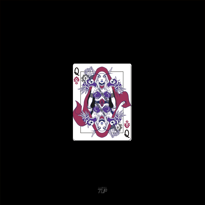 魔兽世界希尔瓦娜斯反光车贴TLP