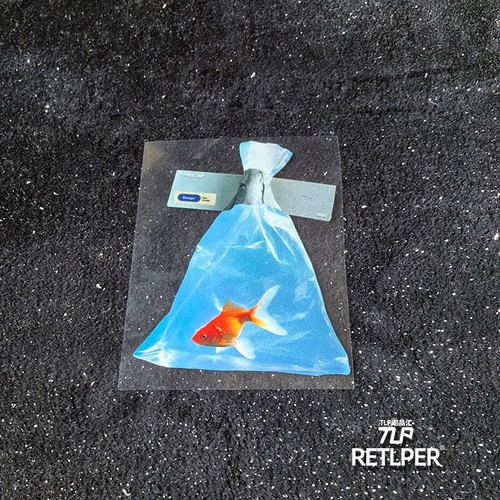 RETLPER反光贴纸 原创 一袋金鱼 胶带系列立体感平面防水汽摩贴纸