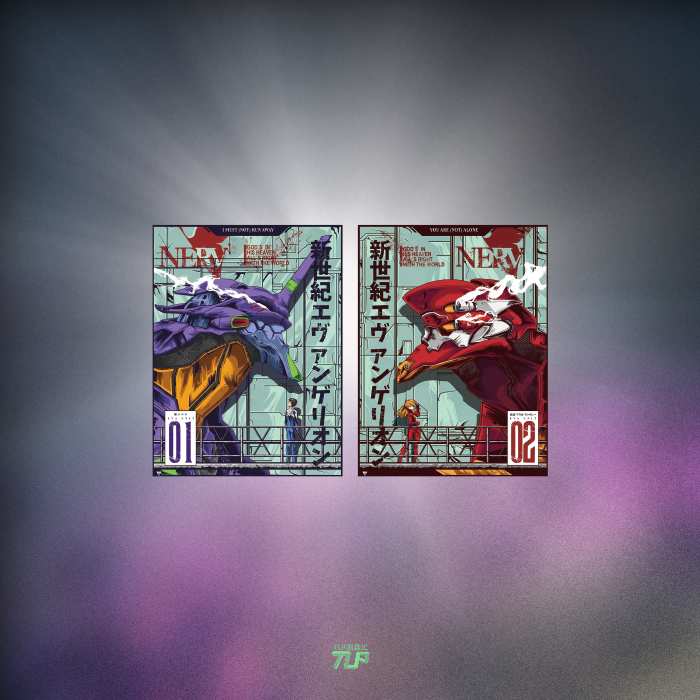 TLP反光车贴 新世纪福音EVA初号机二号机绫波丽明日香二次元贴纸