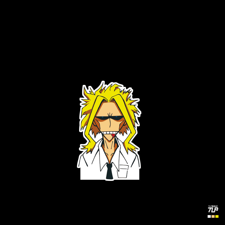 我的英雄学院 Tlp反光车贴欧尔麦特allmight八木俊典我的英雄学院oneforall 图片价格品牌报价 原仓数据