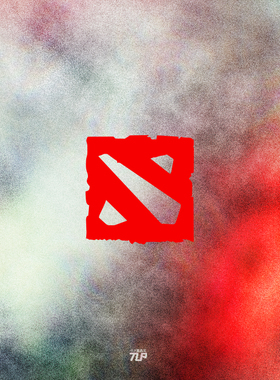 TLP镂空车贴 DOTA2标志logo刀塔Valve 汽车摩托车游戏贴纸玻璃贴