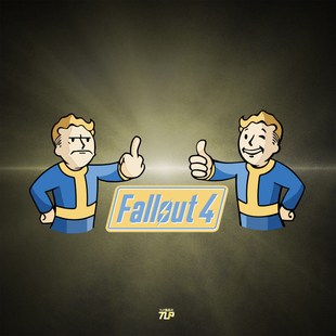 Boy吉祥物游戏贴纸 Pip TLP反光车贴 辐射小子Fallout4哔哔Vault