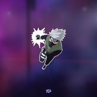TLP反光车贴 火影忍者旗木卡卡西老师Kakashi肖像动漫贴纸可定制