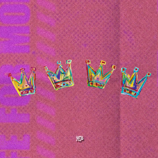 漆面贴纸 皇冠王冠涂鸦彩色绘画风格 TLP反光车贴 心情切片系列