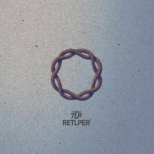 RETLPER镂空车贴 原创 缠绕的绳结永恒循环 汽摩防水装饰平面贴纸
