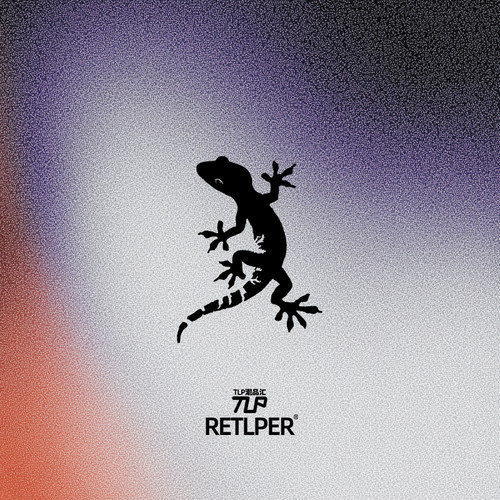 RETLPER镂空车贴 原创 壁虎手绘平安符号 汽摩防水装饰贴纸