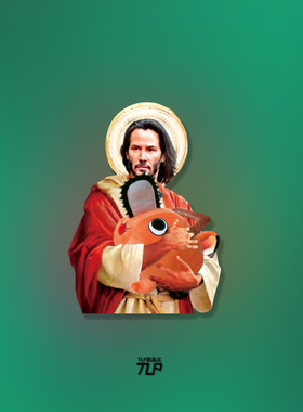 TLP反光车贴 波奇塔狗的天使 疾速追杀John Wick电影玻璃漆面贴纸