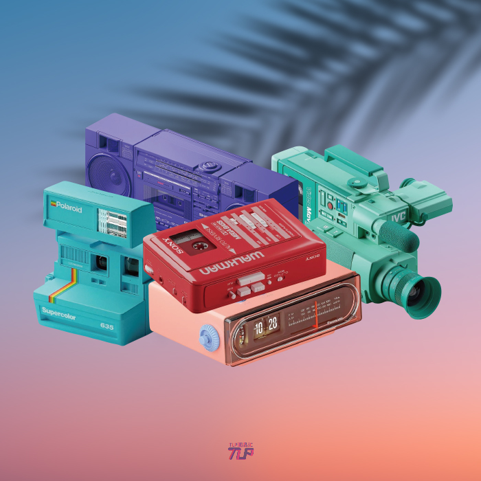 tlp潮品汇笔记本贴彩色录像机