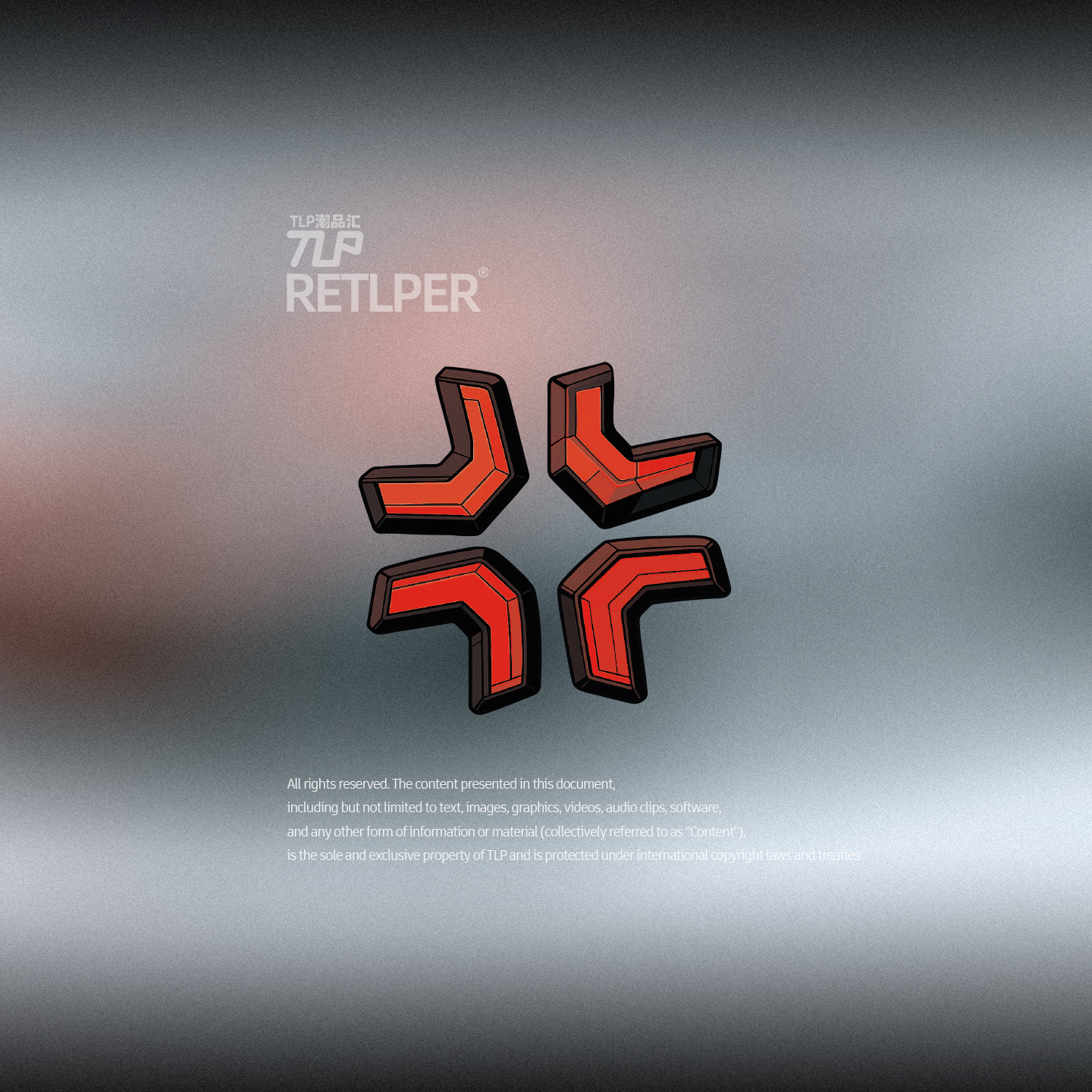 RETLPER镂空车贴 原创 生气发怒标志 几何机械化结构汽摩平面贴纸