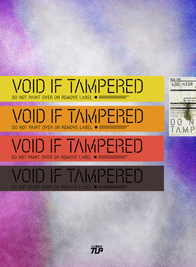 TLP反光车贴 死亡搁浅游戏快递箱伤害传感黄色警示仿胶带防水贴纸