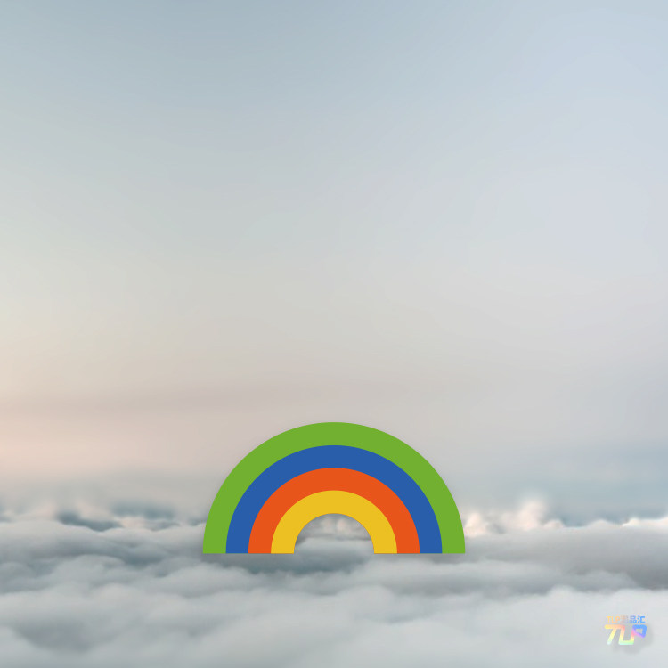 tlp反光贴纸 心情切片系列 四色彩虹橙黄绿蓝 平面平板装饰防水贴