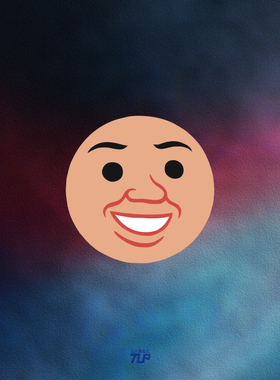 TLP反光车贴 Joan Cornellà黑色漫画头像INS笔记本贴行李箱贴