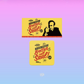 Call TLP反光车贴 风骚律师Better Saul吉米麦吉尔美剧广告名片贴