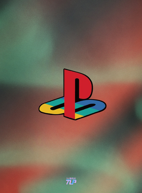 TLP反光车贴 PlayStation PS2标志logo怀旧主机单机游戏防水贴纸