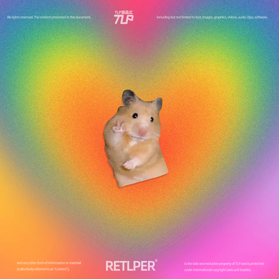 RETLPER反光车贴 比耶仓鼠 表情meme 可爱宠物动物 汽摩防水贴纸