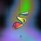 笔记本立体感 彩色水滴流淌 平面贴纸 心情切片系列 TLP镂空贴