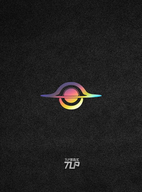 TLP镂空车贴 黑洞Black Hole 时空扭曲宇宙星空变色 防水多用贴纸