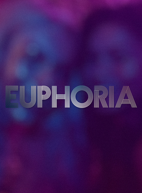 TLP镂空车贴 渐变色亢奋Euphoria美剧英文标志玻璃漆面 平面贴纸