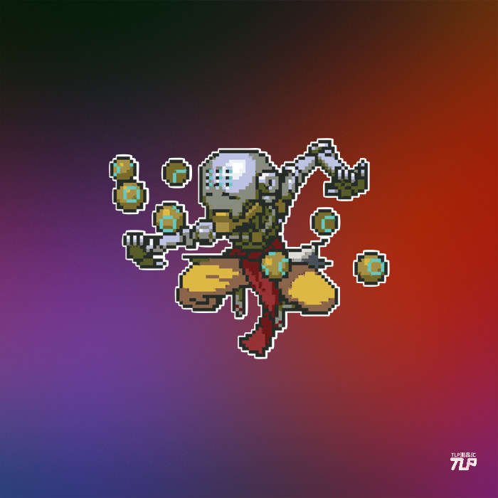 TLP反光车贴像素版涂鸦周边