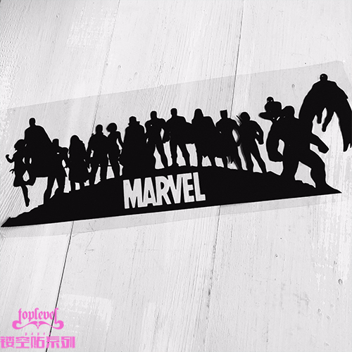 tlp镂空车贴漫威风挡钢铁侠遮盖