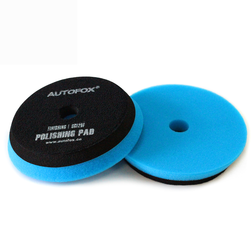 AUTOFOX车狐 5英寸高缓冲DA震抛专用海绵还原盘