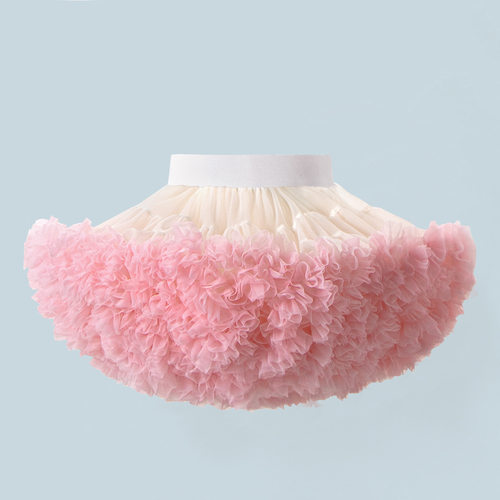蓬蓬裙新款加蓬飞翘款tutu裙女宝宝公主裙突突裙女童凸凸半身裙