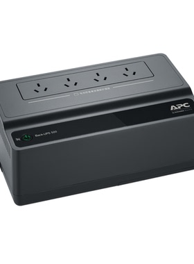 APC UPS不间断电源 BK500M-CH 500VA  防雷浪涌保护300W 10分钟