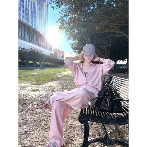 TMHSTUDIO松弛感牛仔衬衫套装