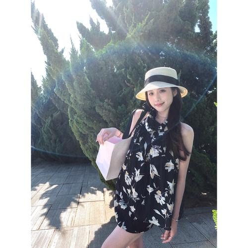 TMHSTUDIO碎花套装女夏两件套