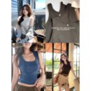 TMHSTUDIO[满2件再减10元]3版本bi备内搭 260g显瘦竖坑螺纹背心女