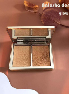 Natasha Denona限量Glow Gold 双色金色面部高光盘迷你lila眼影盘