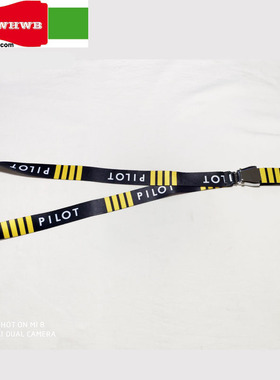 bar 4 杠飞机员机飞机师航空飞机安全扣手机挂绳挂带厂牌经典礼品