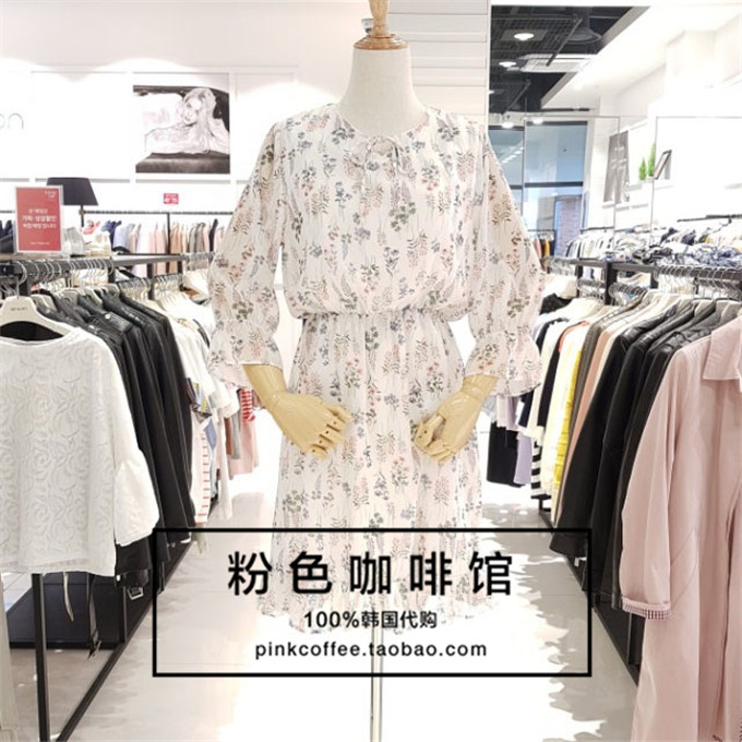 折扣韓國直發專柜正品OLIVE DES OLIVE18夏女顯瘦連衣裙YW8MO322